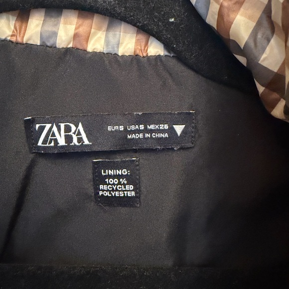 Zara Multicolor Plaid Bomber Jacket - Picture 7 of 7